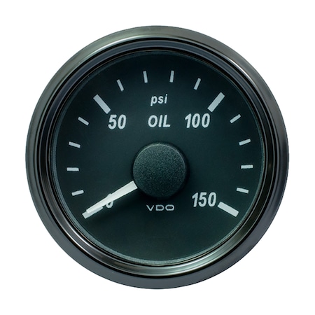 Vdo VDO SingleViu 52mm (2-1/16") Oil Pressure Gauge - 150 PSI A2C3833240030